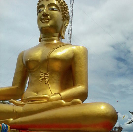 Golden Big Buddha statue in Pattaya