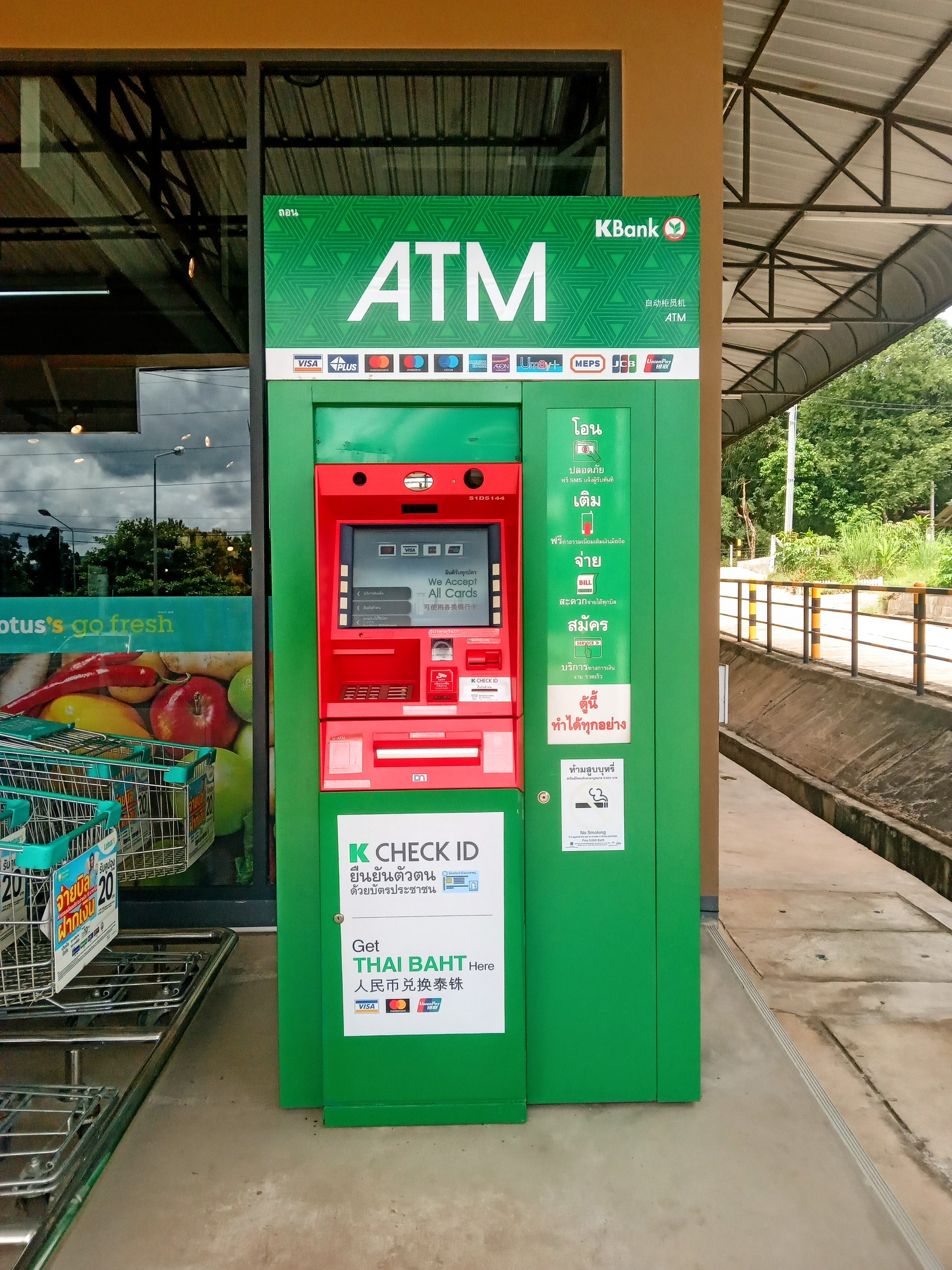 Kasikorn Bank ATM in Thailand