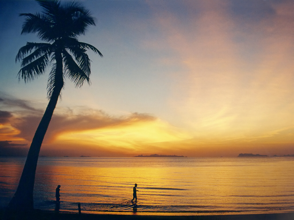 Beach scene on Ko Samui